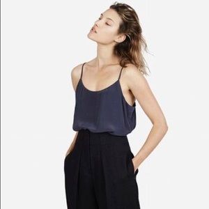 Everlane Clean Silk Cami Size 2 in Navy